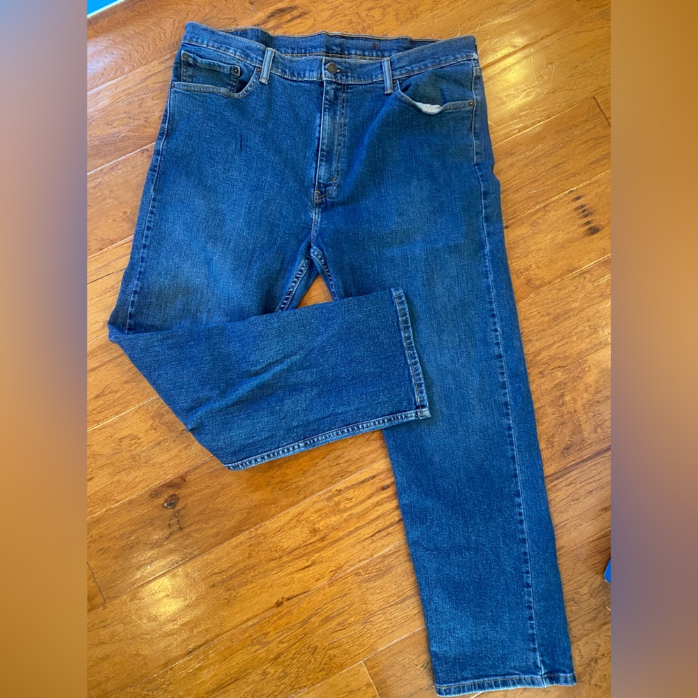 Levi's Dark Blue Denim Jeans Pants 40x30